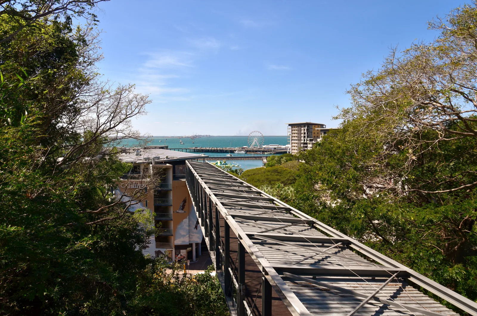 Darwin Waterfront sky bridge