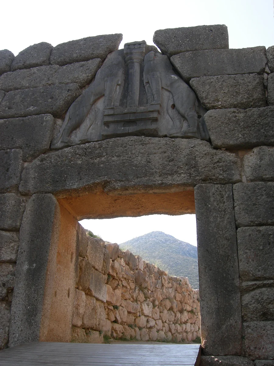 Mycenae Greece Lion Gate