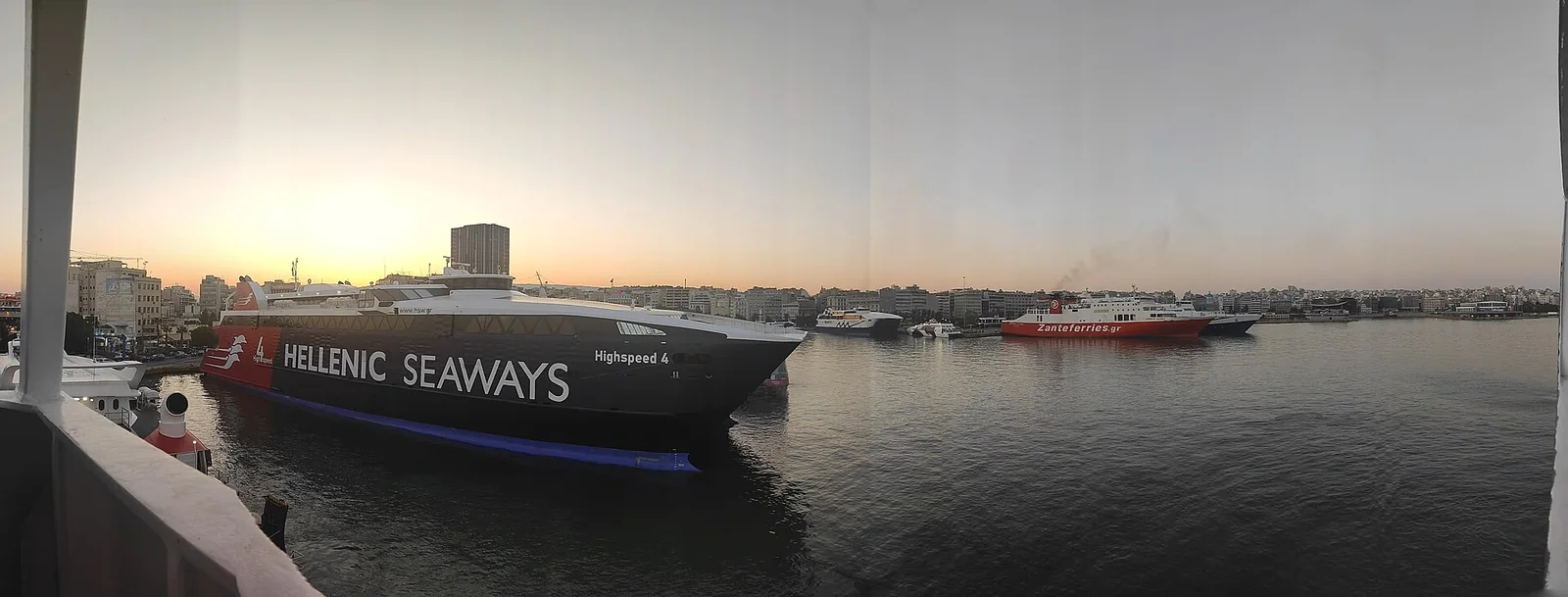 Piraeus port Greece ferry