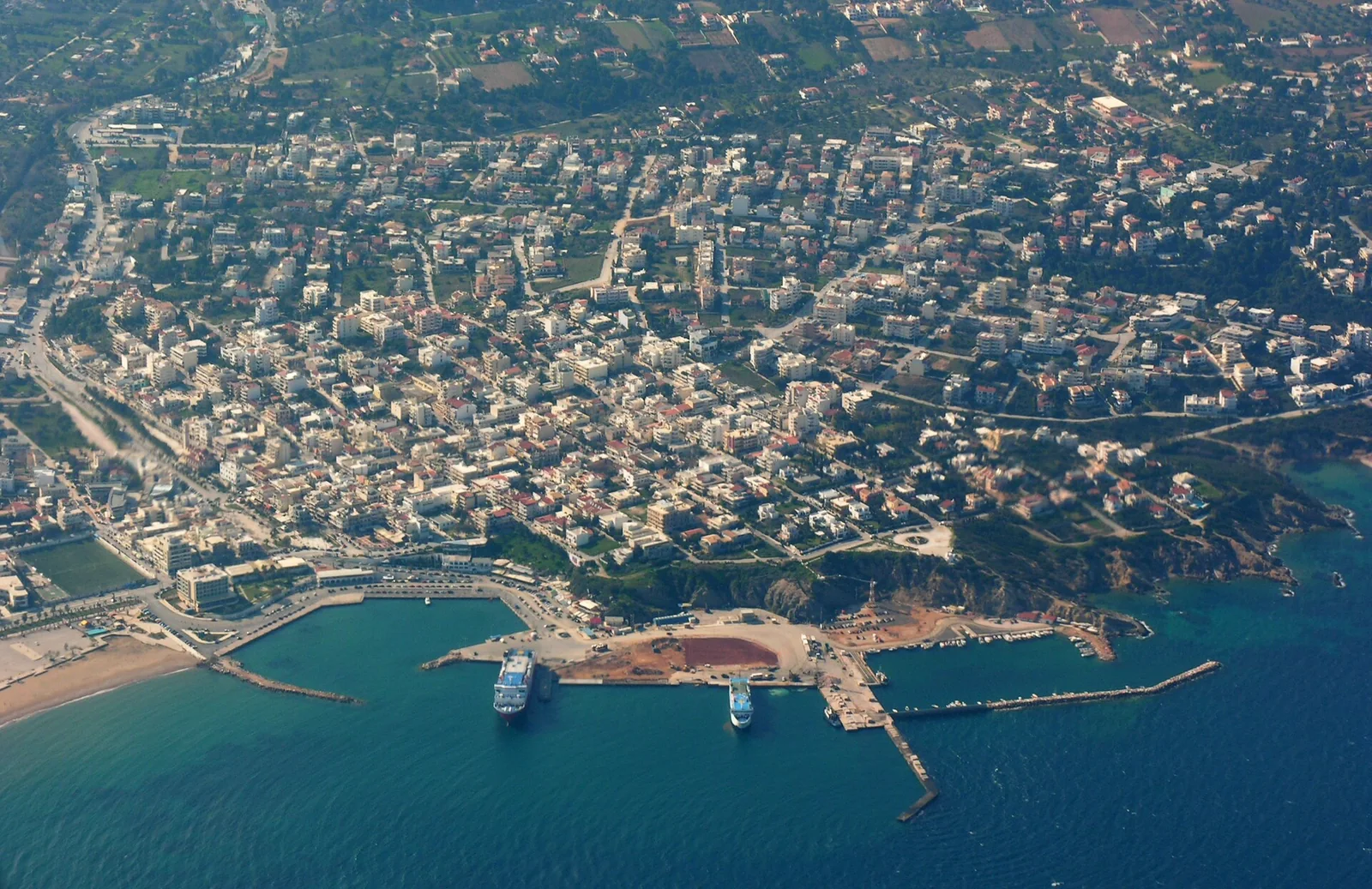 Rafina port Greece