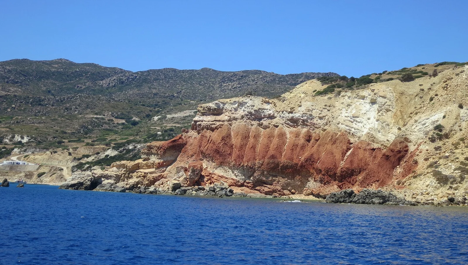 Milos Greece coast