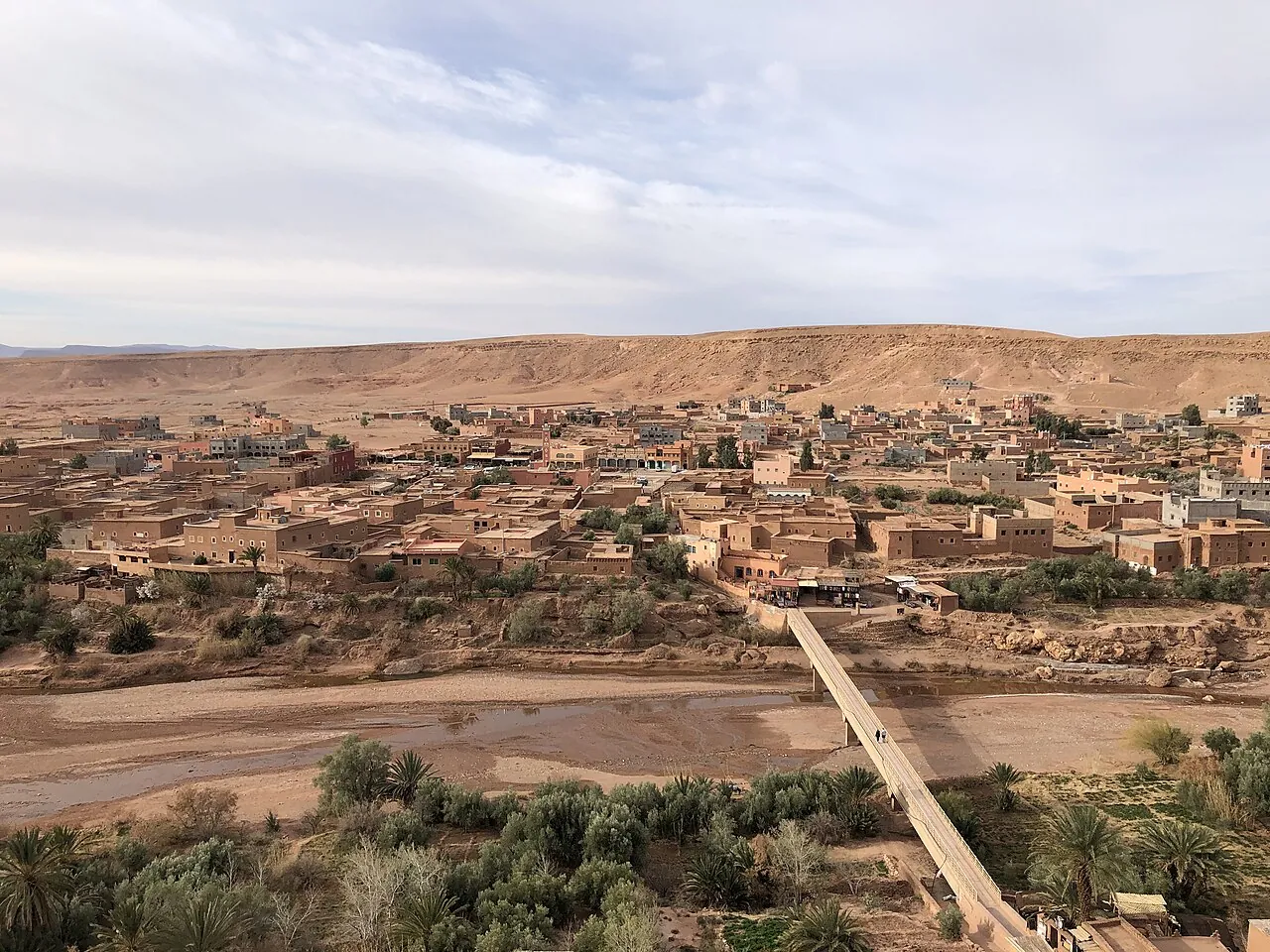 The historic earthen architecture of Aït-Ben-Haddou in southern Morocco