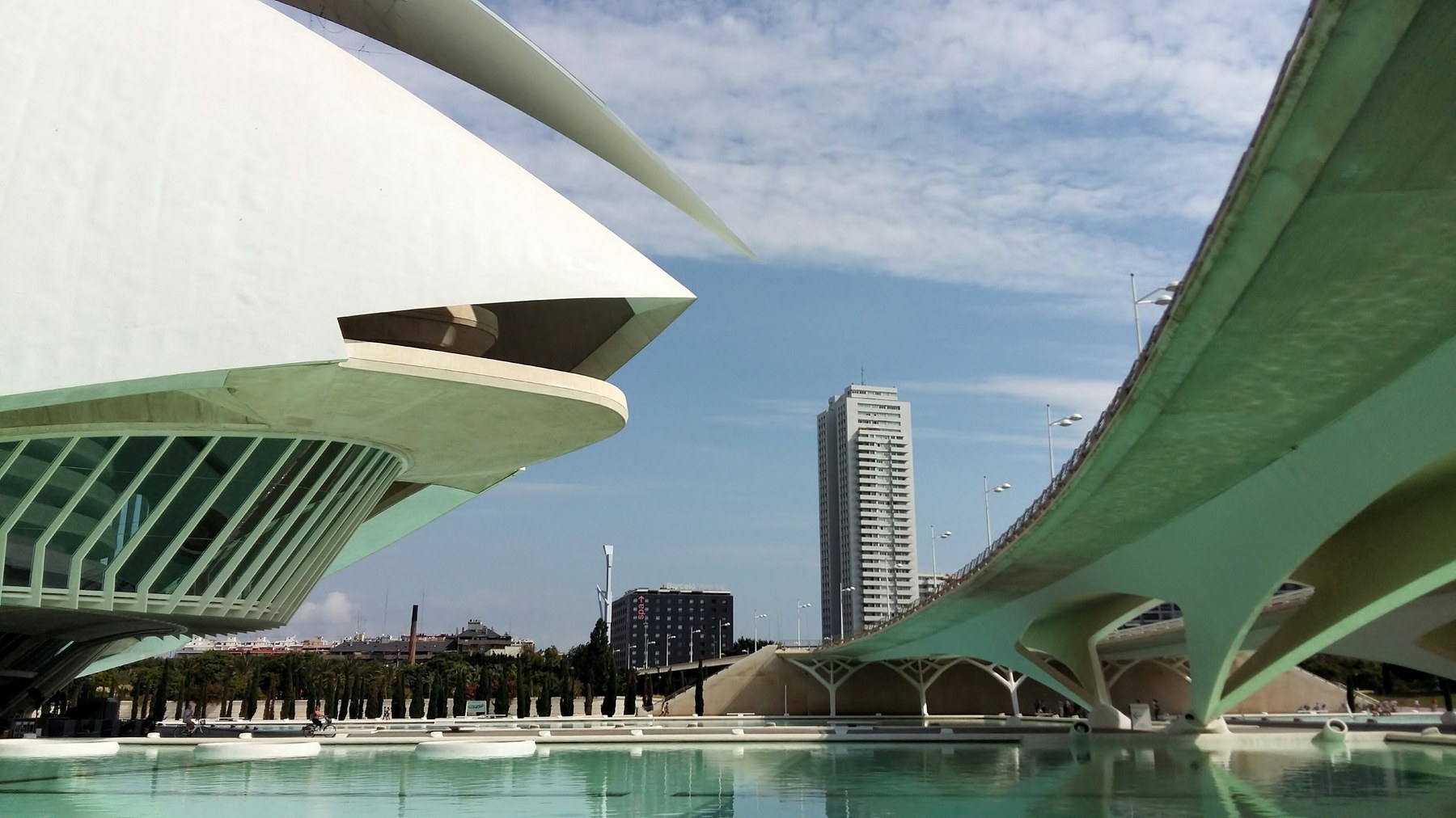 City of Arts and Sciences complex in Valencia, Spain